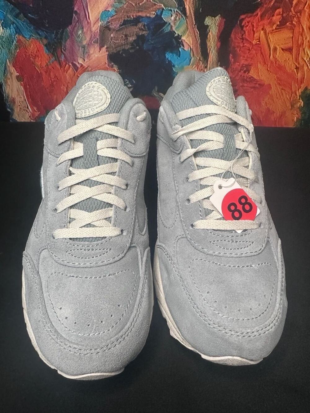No.88 Saucony Grid 5211-2 Wide Grey Suede Running Shoes